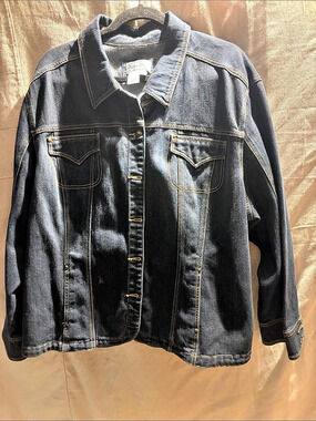 Live a Little Denim Jacket Size 3X
